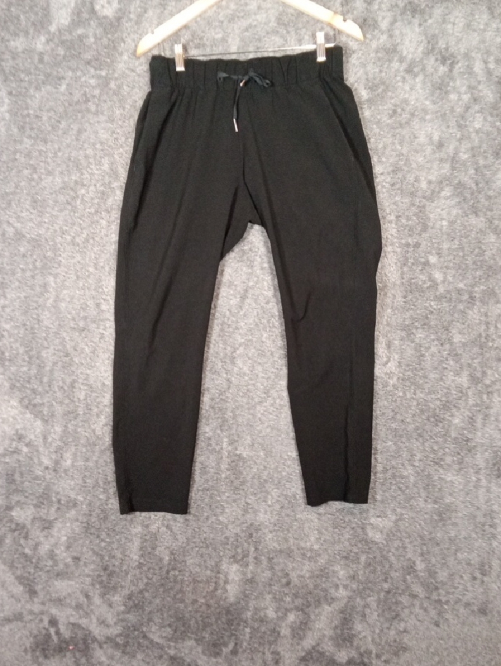 Lululemon Womens On The Fly Pants Black Travel Performance Commuting Womens 6